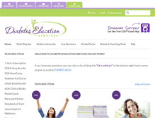 Tablet Screenshot of diabetesedstore.net
